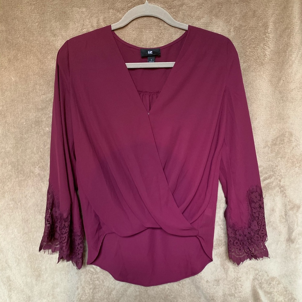 Blouse with Lace Detail